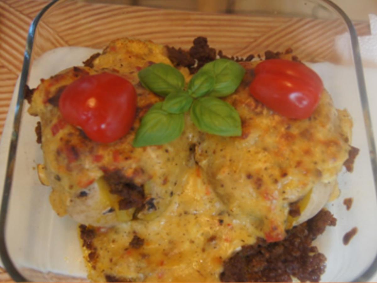Backofenkartoffeln mit Rindermettfüllung - Rezept - Bild Nr. 17388