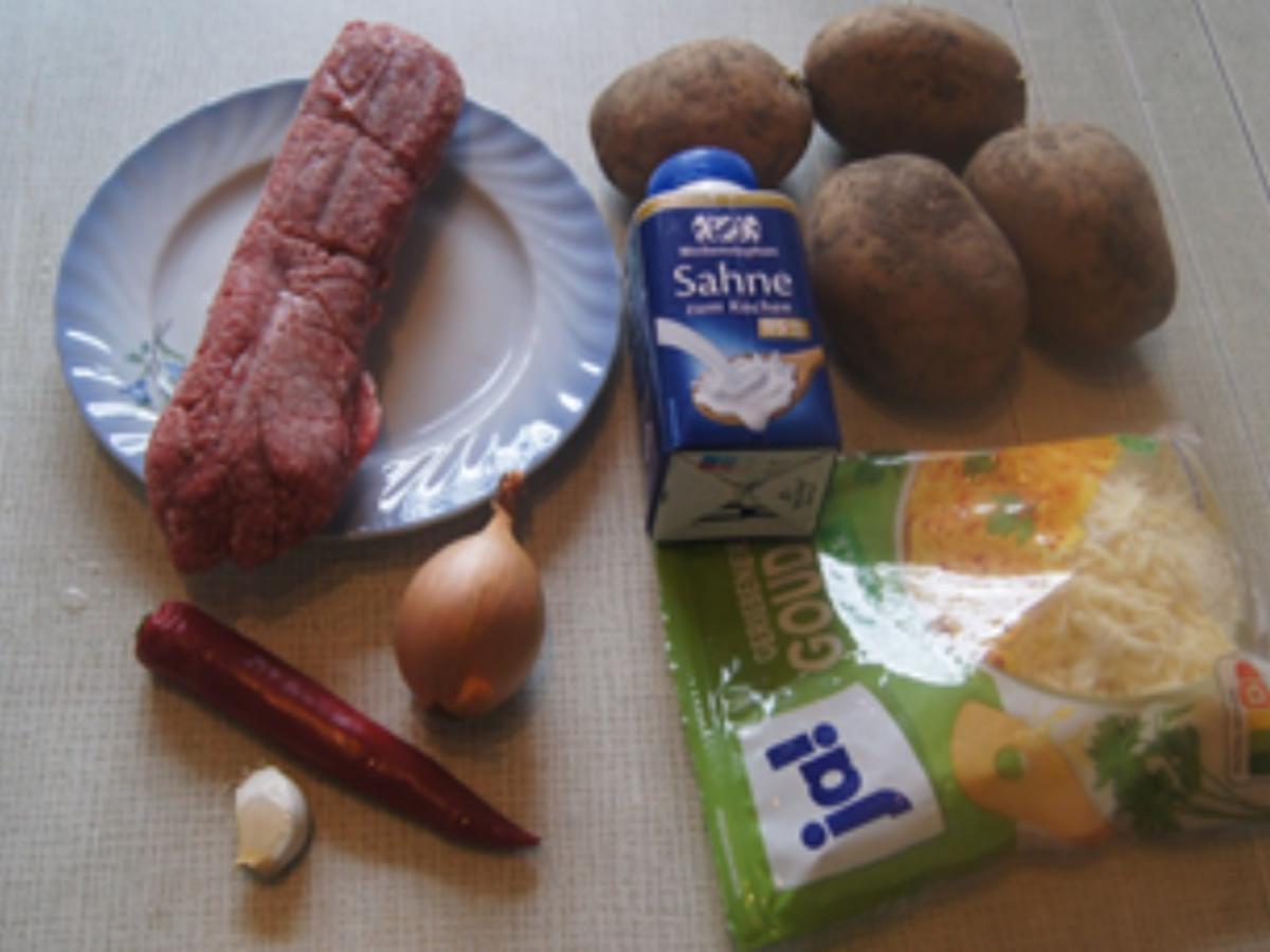 Backofenkartoffeln mit Rindermettfüllung - Rezept - Bild Nr. 17389
