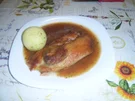 Halbe TK Ente mit Kloß und Sauce - Rezept - Bild Nr. 2