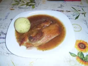 Halbe TK Ente mit Kloß und Sauce - Rezept - Bild Nr. 2