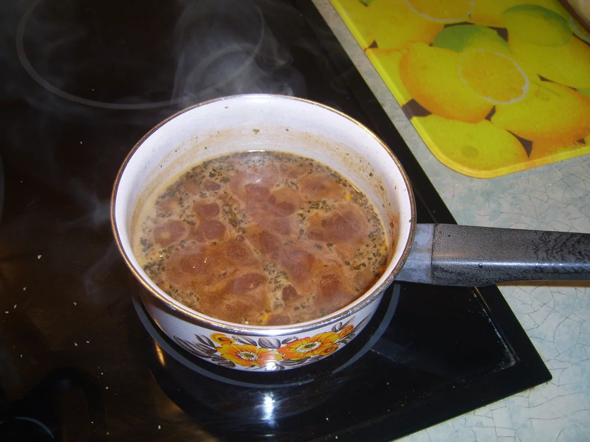 Rezept: Halbe TK Ente mit Kloß und Sauce Bild Nr. 5 Halbe TK Ente mit Kloß und Sauce - Rezept - Bild Nr. 5