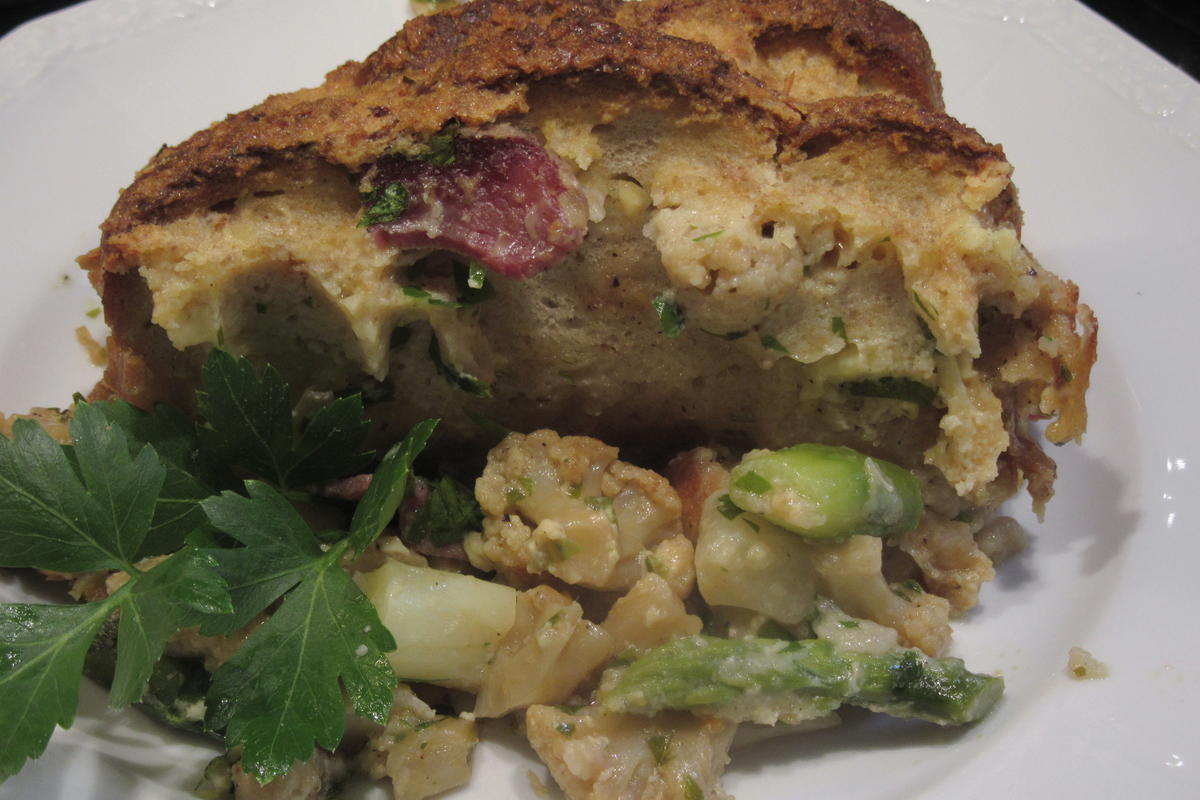 Auflauf: Brotauflauf mit Gemüse - Rezept - Bild Nr. 17389
