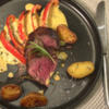 Rinderfilet an Paprika-Curry-Estragon-Sauce, dazu Rosmarin-Kartoffeln - Rezept - Bild Nr. 17389