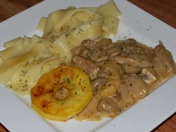 Rezept: Normanisches Filet-Geschnetzeltes Normanisches Filet-Geschnetzeltes - Rezept