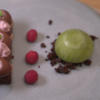 Schokotarte mit Himbeermousse und Zitronen-Basilikum-Granita - Rezept - Bild Nr. 2