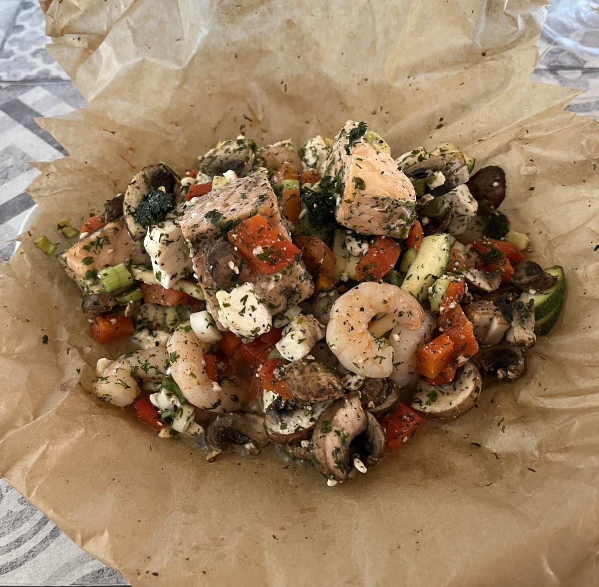 Lachs-Gemüsepäckchen - Rezept - Bild Nr. 2