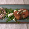 Oktopustatar mit Garnelen und Rucolasalat - Rezept - Bild Nr. 17389