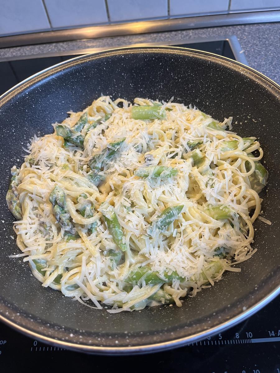 Spargel + Spaghetti - Rezept - Bild Nr. 17389