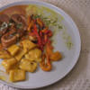 Ossobuco mit Kartoffel-Kürbis Gnocchi und Antipasti-Gemüse - Rezept - Bild Nr. 17389