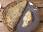 Pfannkuchen mit Pflaumen-Kompott und Apfel-Zimt-Eis - Rezept - Bild Nr. 17390