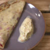 Pfannkuchen mit Pflaumen-Kompott und Apfel-Zimt-Eis - Rezept - Bild Nr. 17390