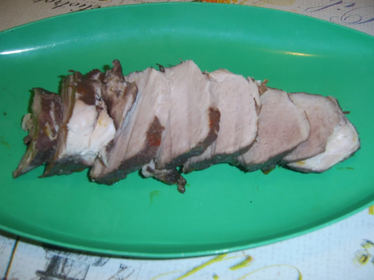 Rezept: Schweinebraten in Burgundersoße Bild Nr. 17396 Schweinebraten in Burgundersoße - Rezept - Bild Nr. 17396