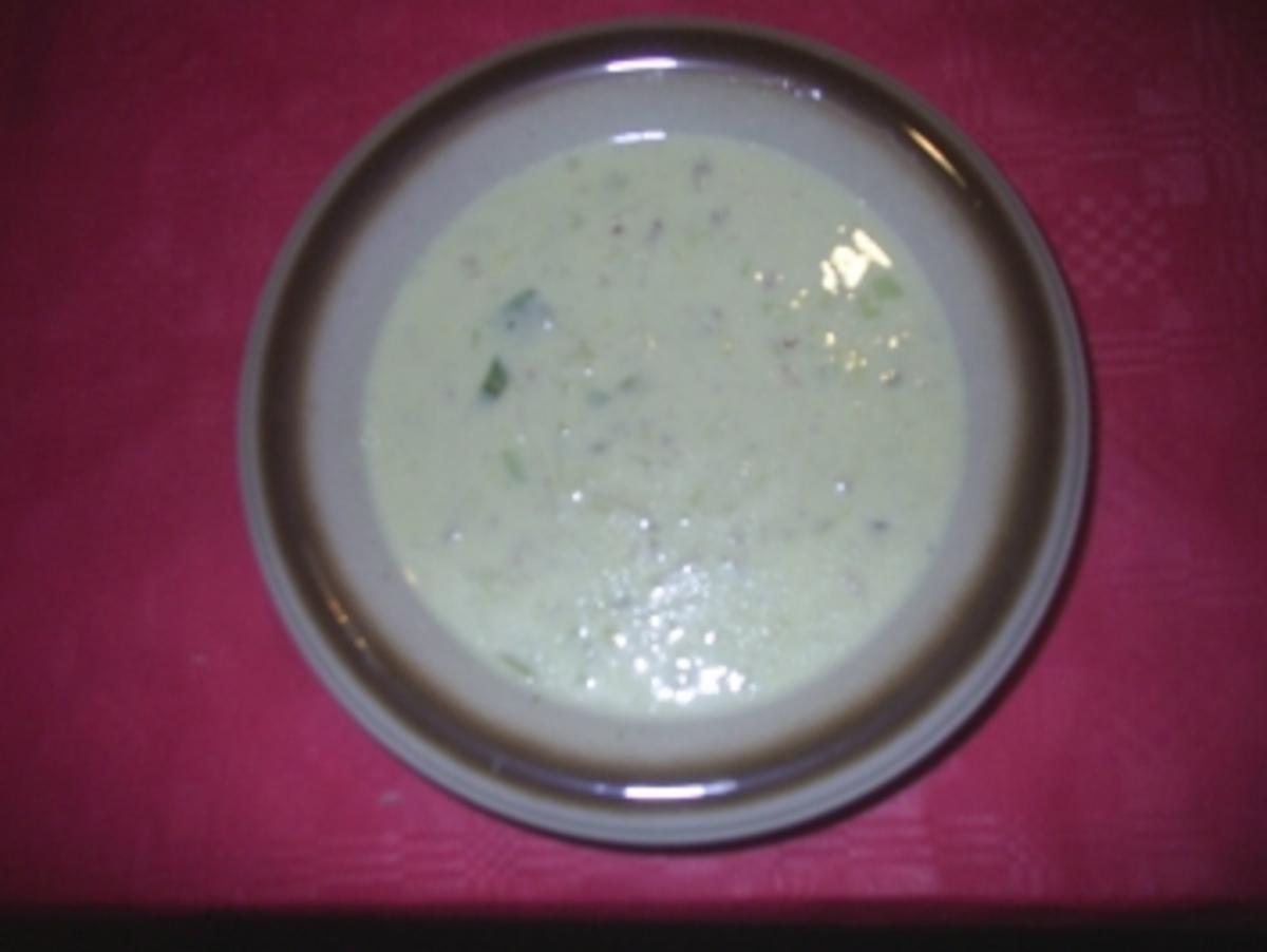 Suppe - Porree-Hacksuppe - Rezept