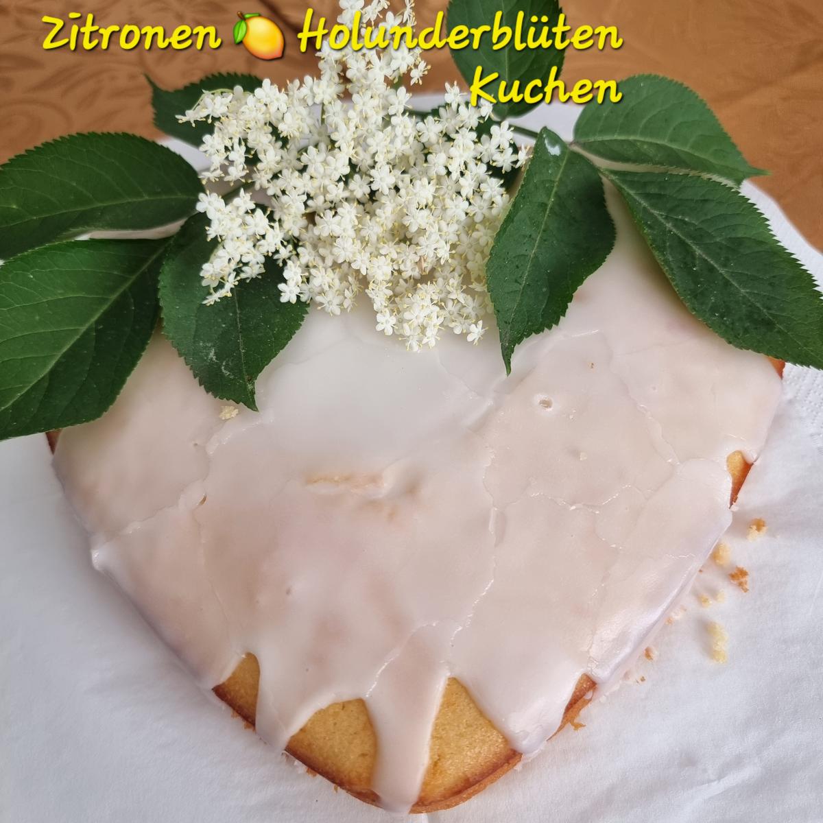 Zitronen-Holunderblüten-Kuchen - Rezept - Bild Nr. 17390