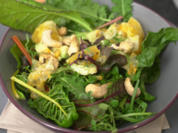 Salatvariation mit Avocado, Orange, Maracuja und Cashewkernen - Rezept - Bild Nr. 17391