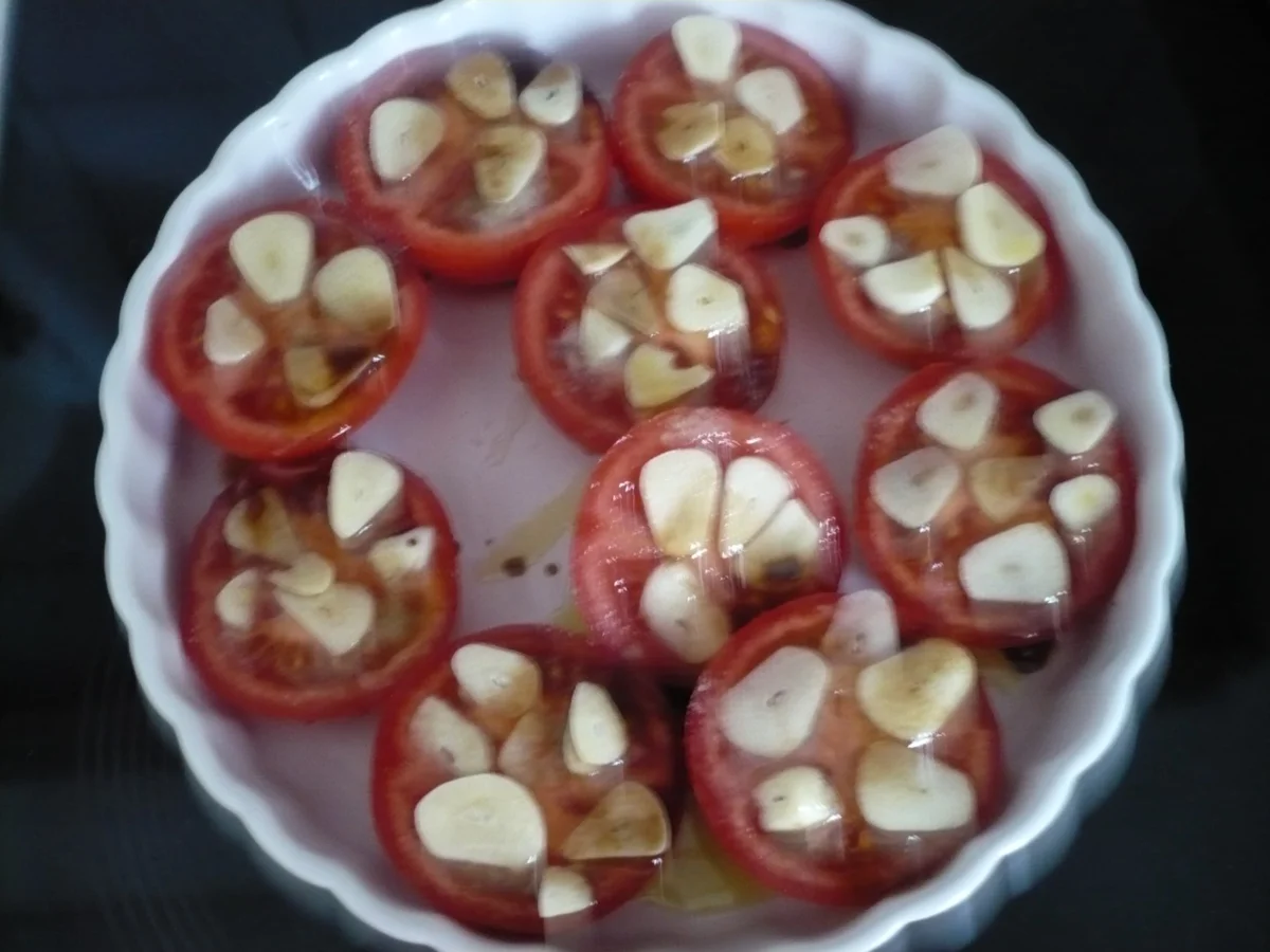 Geröstete Tomaten mit Honig und Knoblauch - Rezept - Bild Nr. 4