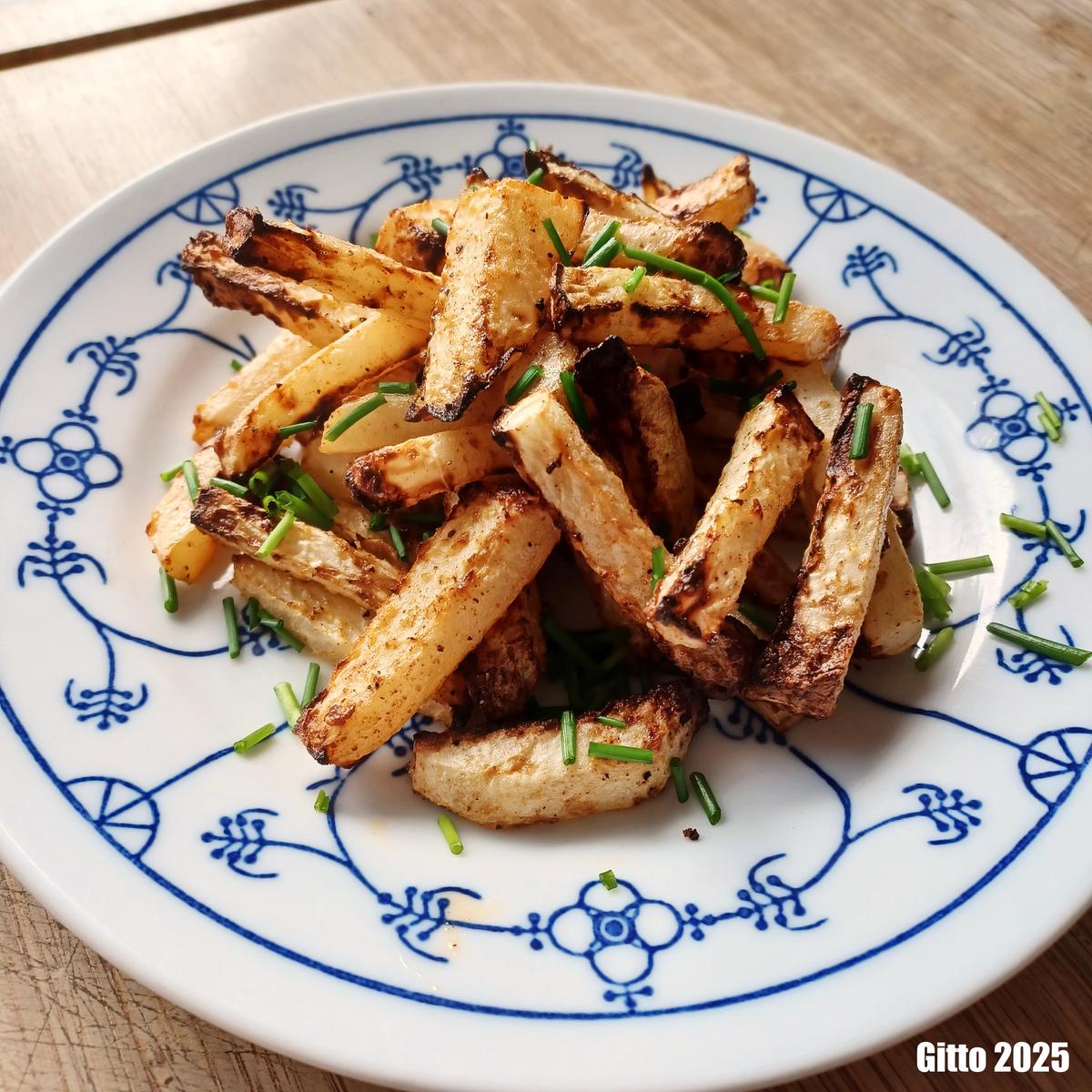Kohlrabi aus der Heißluftfritteuse - Rezept - Bild Nr. 17403