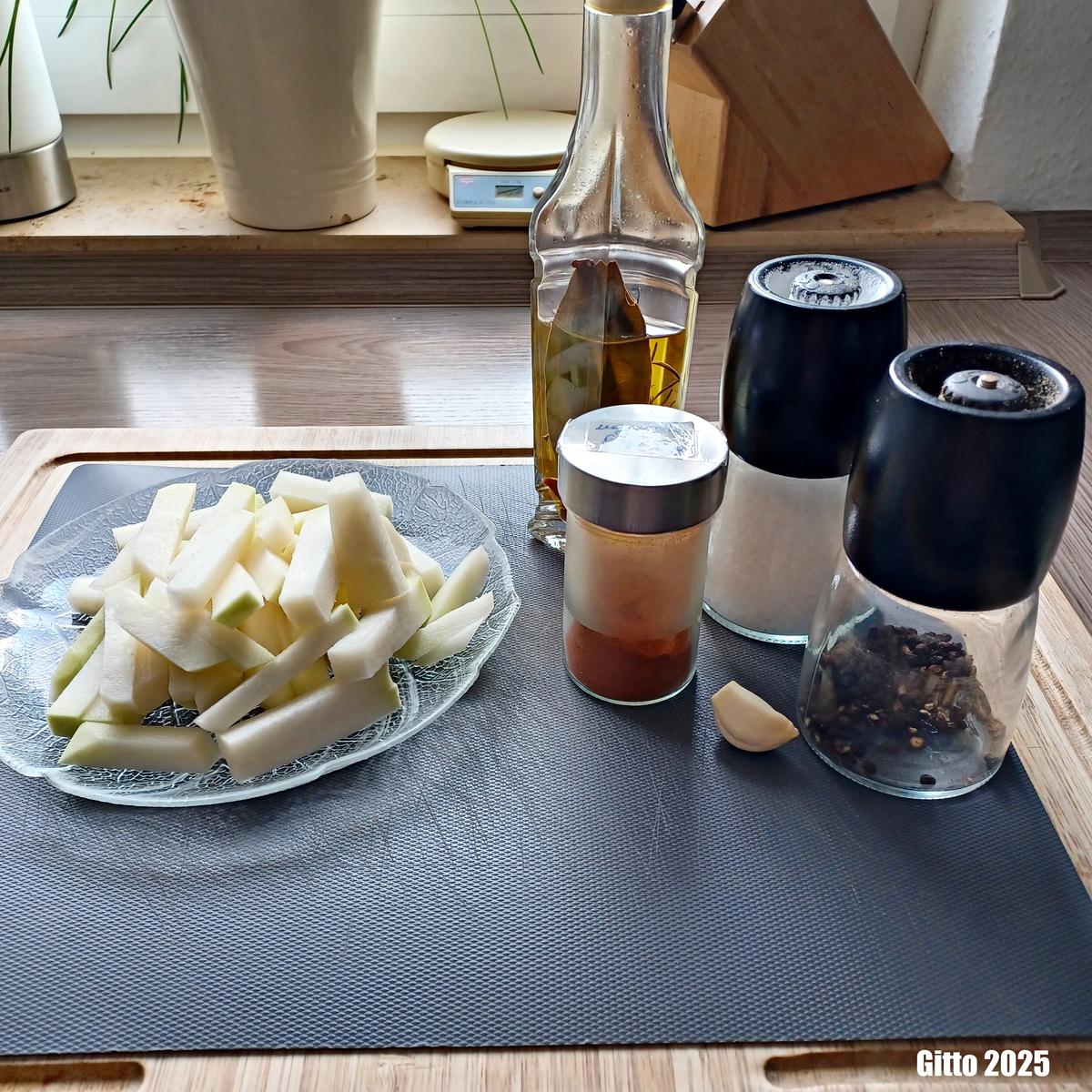 Kohlrabi aus der Heißluftfritteuse - Rezept - Bild Nr. 17404