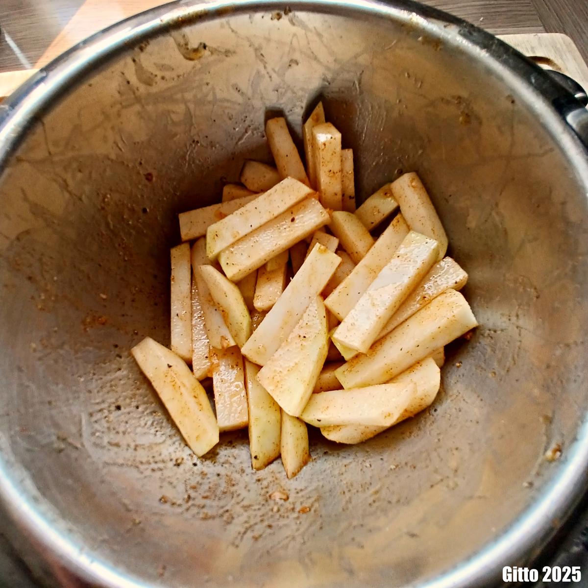 Kohlrabi aus der Heißluftfritteuse - Rezept - Bild Nr. 17406