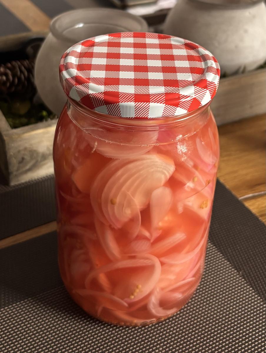 Eingelegte rote Zwiebeln - Rezept - Bild Nr. 2
