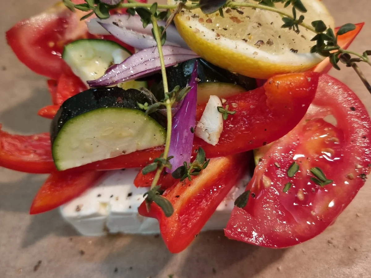 Fetakäse-Gemüse-Päckchen - Rezept - Bild Nr. 17405