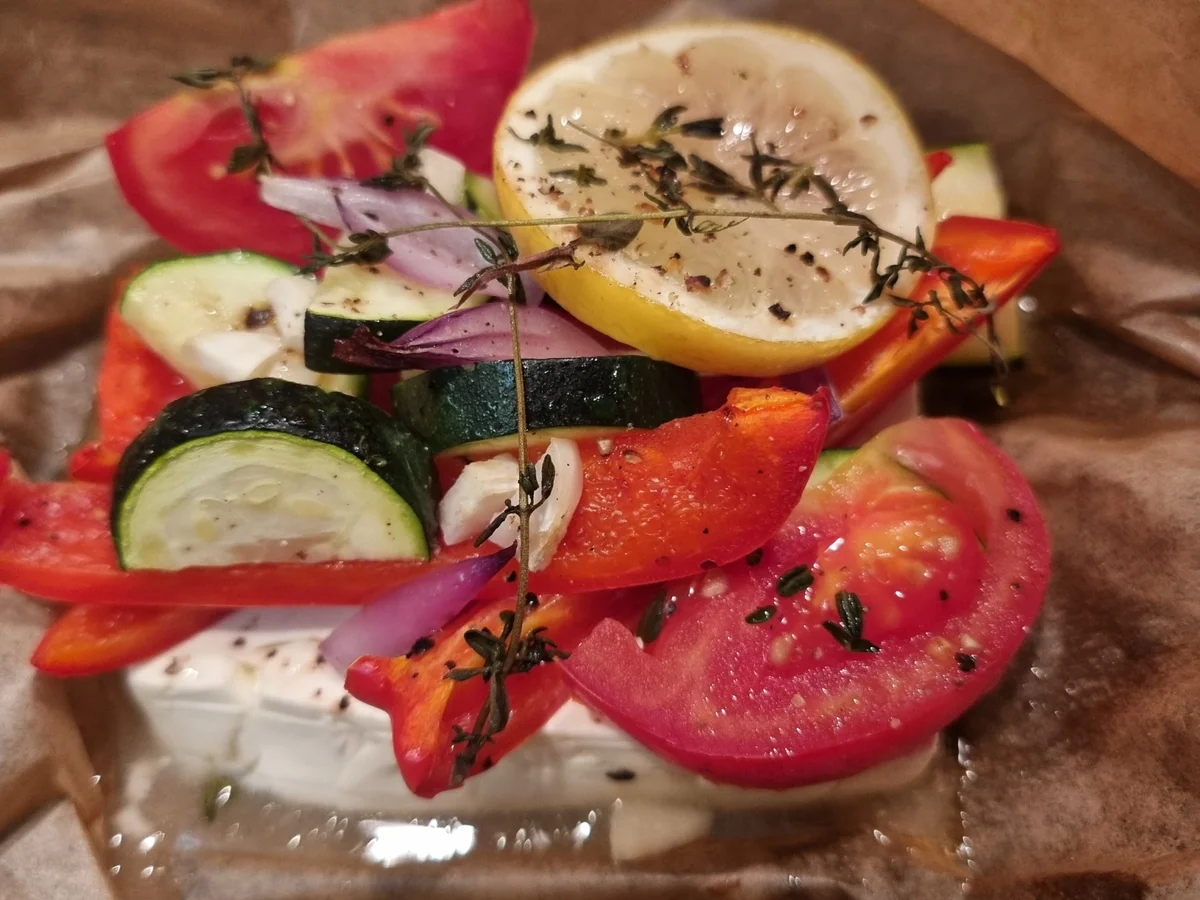 Fetakäse-Gemüse-Päckchen - Rezept - Bild Nr. 17407