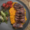 Teriyaki-Rind mit Hokkaido-Tonka-Stampf und Pak Choi - Rezept - Bild Nr. 17403