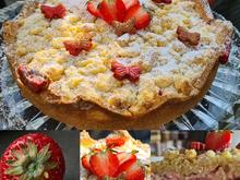 Erdbeerkuchen mit Streusel 26 cm form - Rezept - Bild Nr. 17403