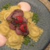 Wagyu-Beef mit Steinpilz-Ravioli und Parmesanschaum - Rezept - Bild Nr. 17403