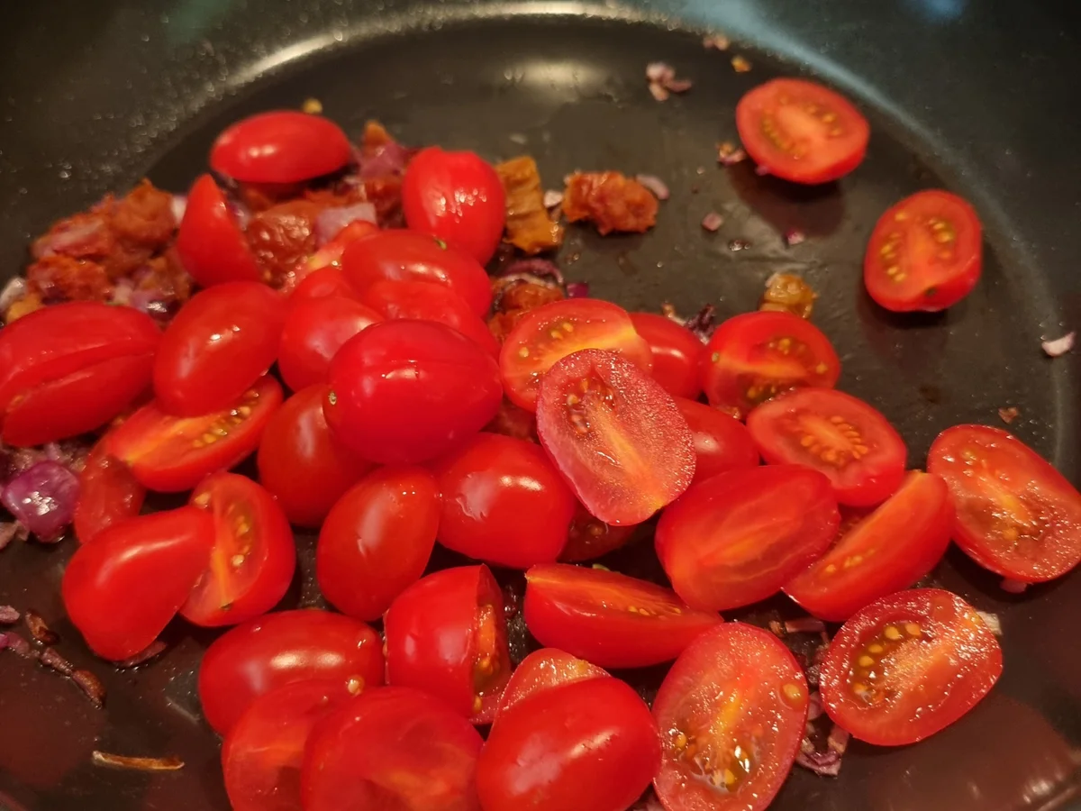 Pasta mit Tomatensauce - Rezept - Bild Nr. 17407