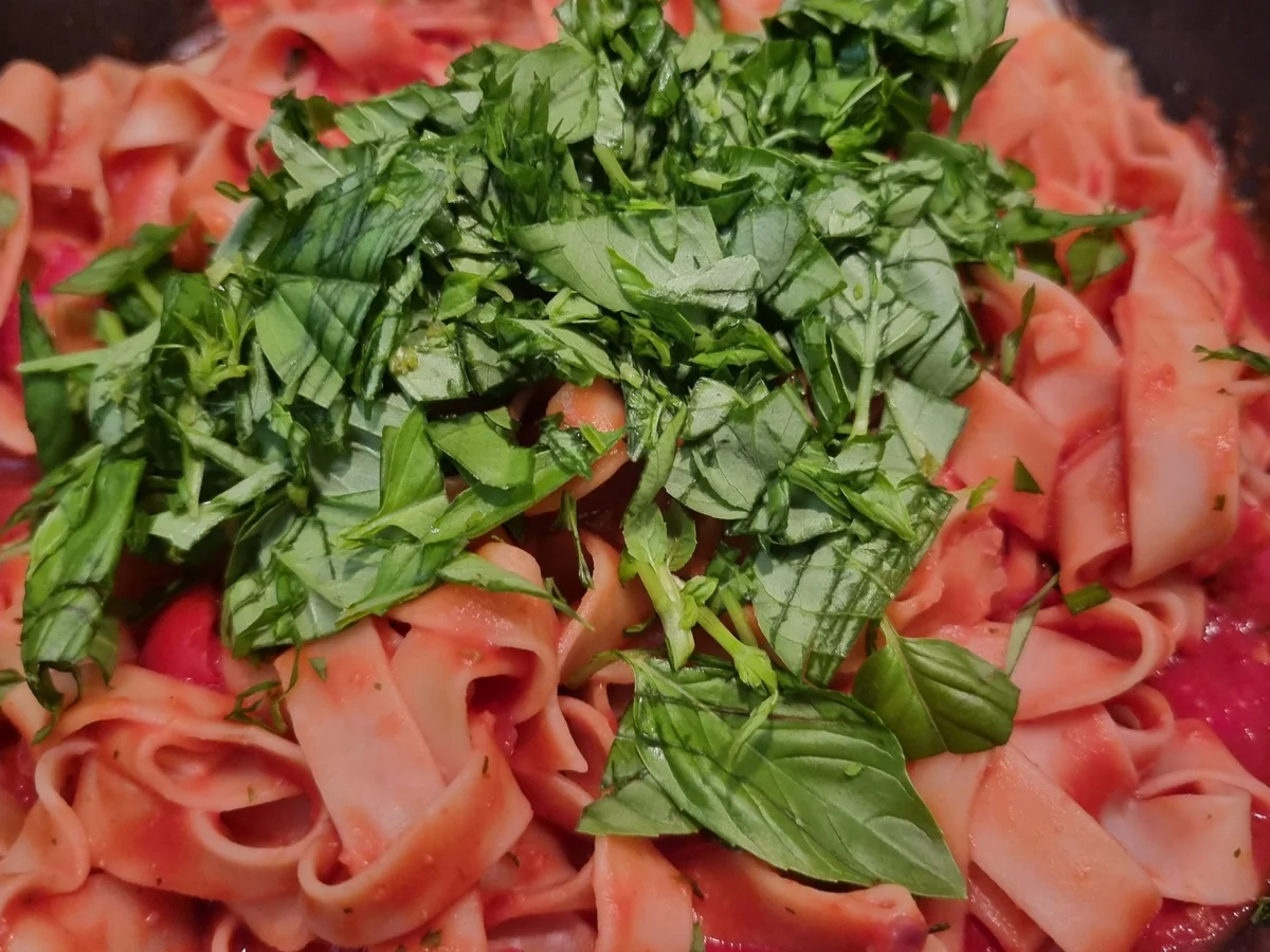 Pasta mit Tomatensauce - Rezept - Bild Nr. 17418