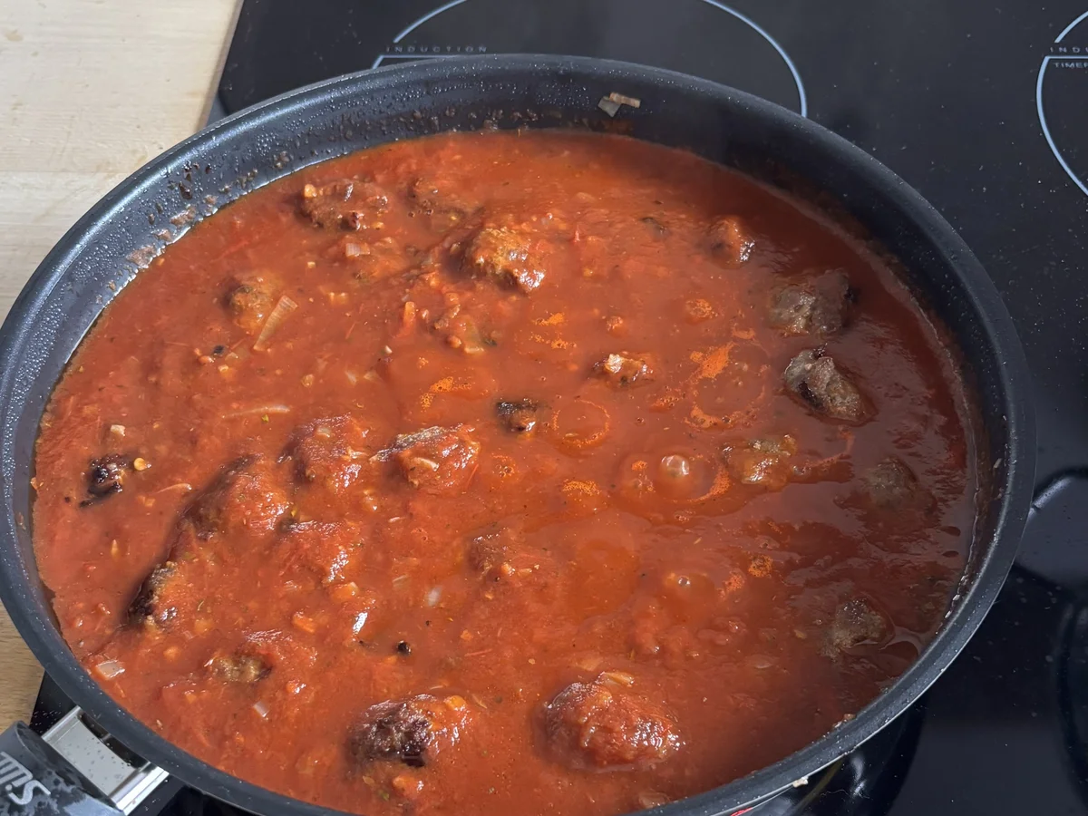 Hackbällchen in Tomatensauce - Rezept - Bild Nr. 17406