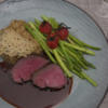 Rinderfilet mit Portweinjus, Steinpilzrisotto und grünem Spargel - Rezept - Bild Nr. 17422