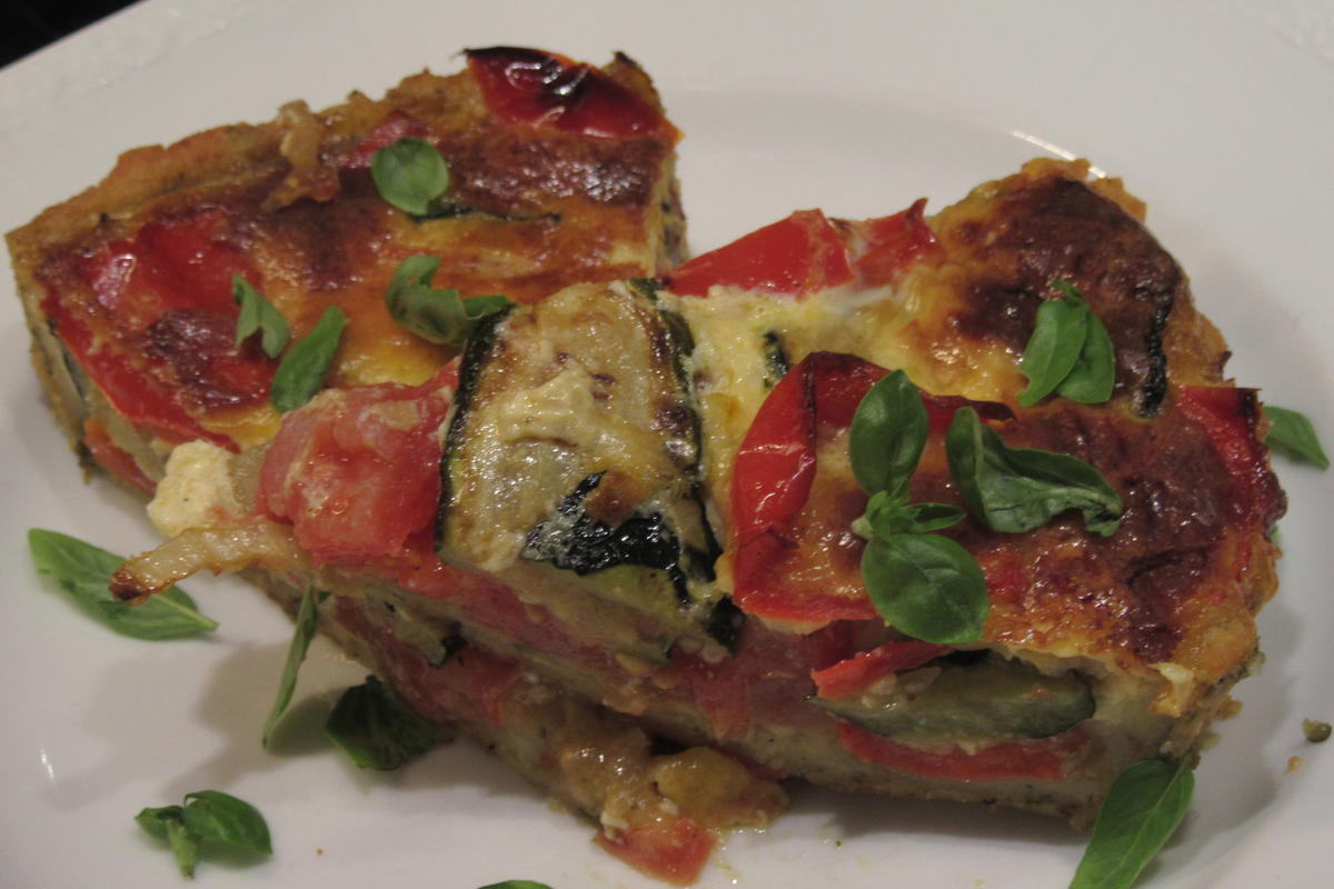 Pikantes Backen:  Gemüse-Quiche - Rezept - Bild Nr. 17418