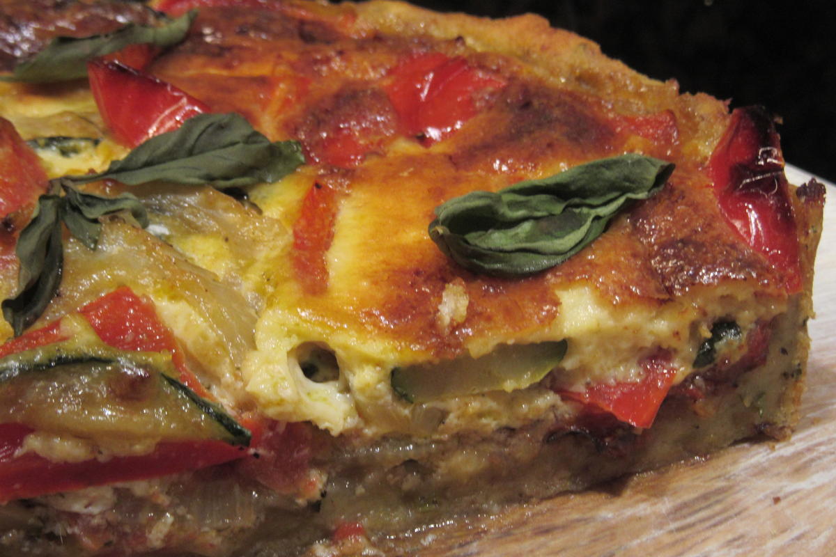 Pikantes Backen:  Gemüse-Quiche - Rezept - Bild Nr. 17427
