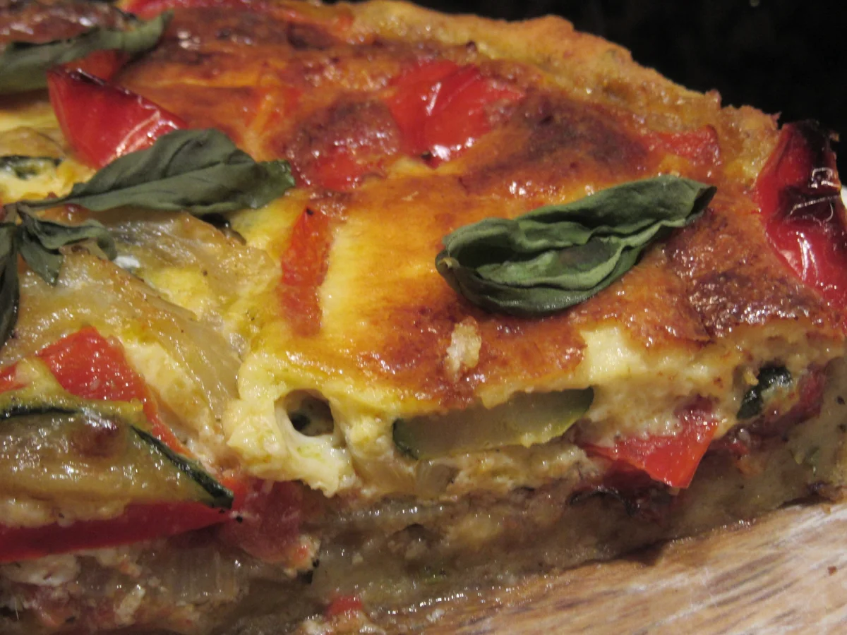 Pikantes Backen:  Gemüse-Quiche - Rezept - Bild Nr. 17427