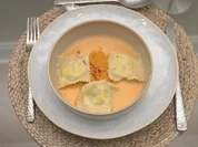 Ravioli mit Hummerfüllung und Bisque-Schaum - Rezept - Bild Nr. 17419