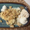 Tonkabohnen-Eis mit Apfel Crumble und saurer Apfelmus - Rezept - Bild Nr. 17420
