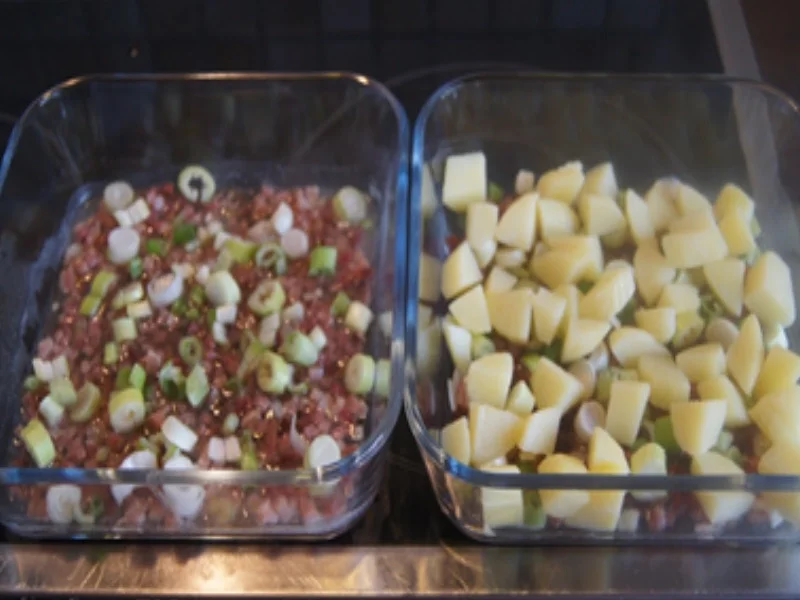 Grüner Spargel-Kartoffel-Schinken-Auflauf - Rezept - Bild Nr. 10