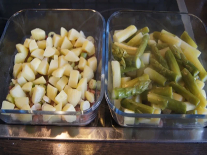 Grüner Spargel-Kartoffel-Schinken-Auflauf - Rezept - Bild Nr. 11
