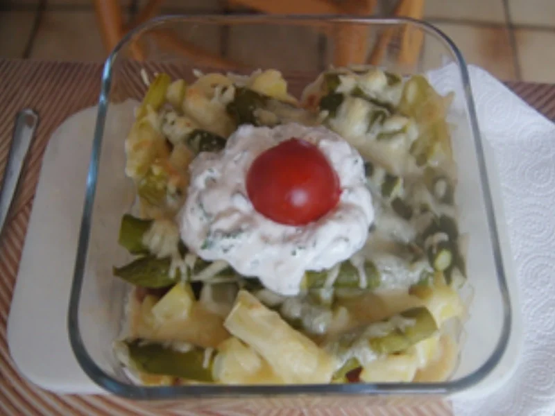 Grüner Spargel-Kartoffel-Schinken-Auflauf - Rezept - Bild Nr. 14