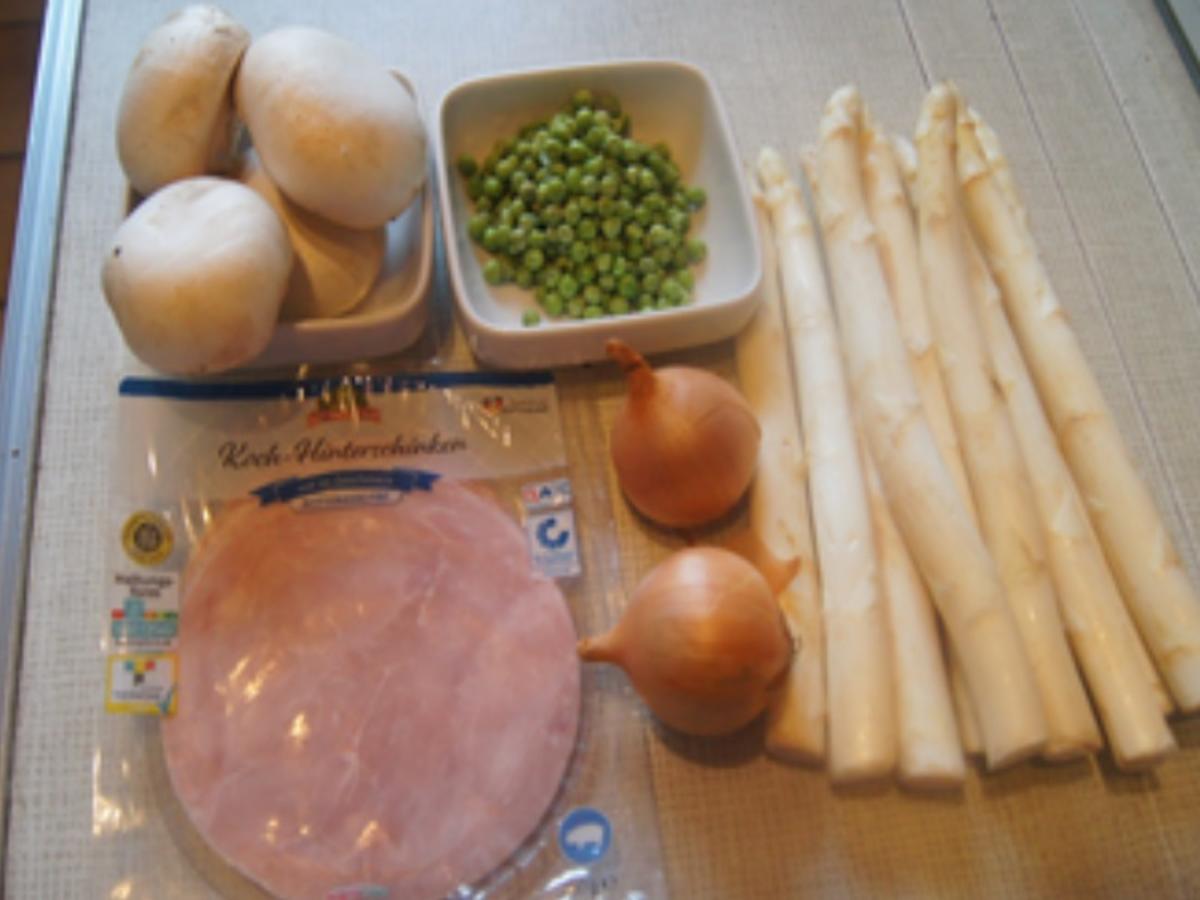 Spargel-Champignon-Schinken-Auflauf - Rezept - Bild Nr. 3