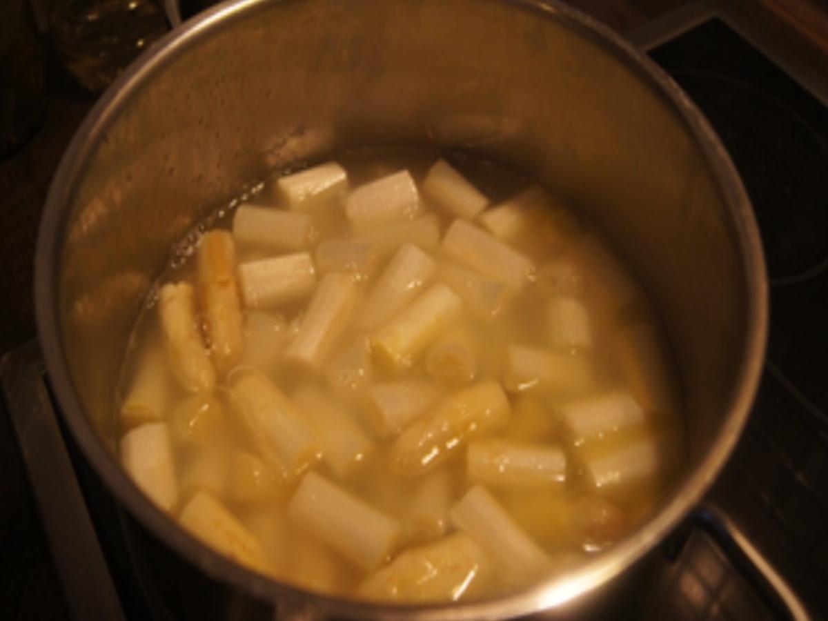 Spargel-Champignon-Schinken-Auflauf - Rezept - Bild Nr. 7