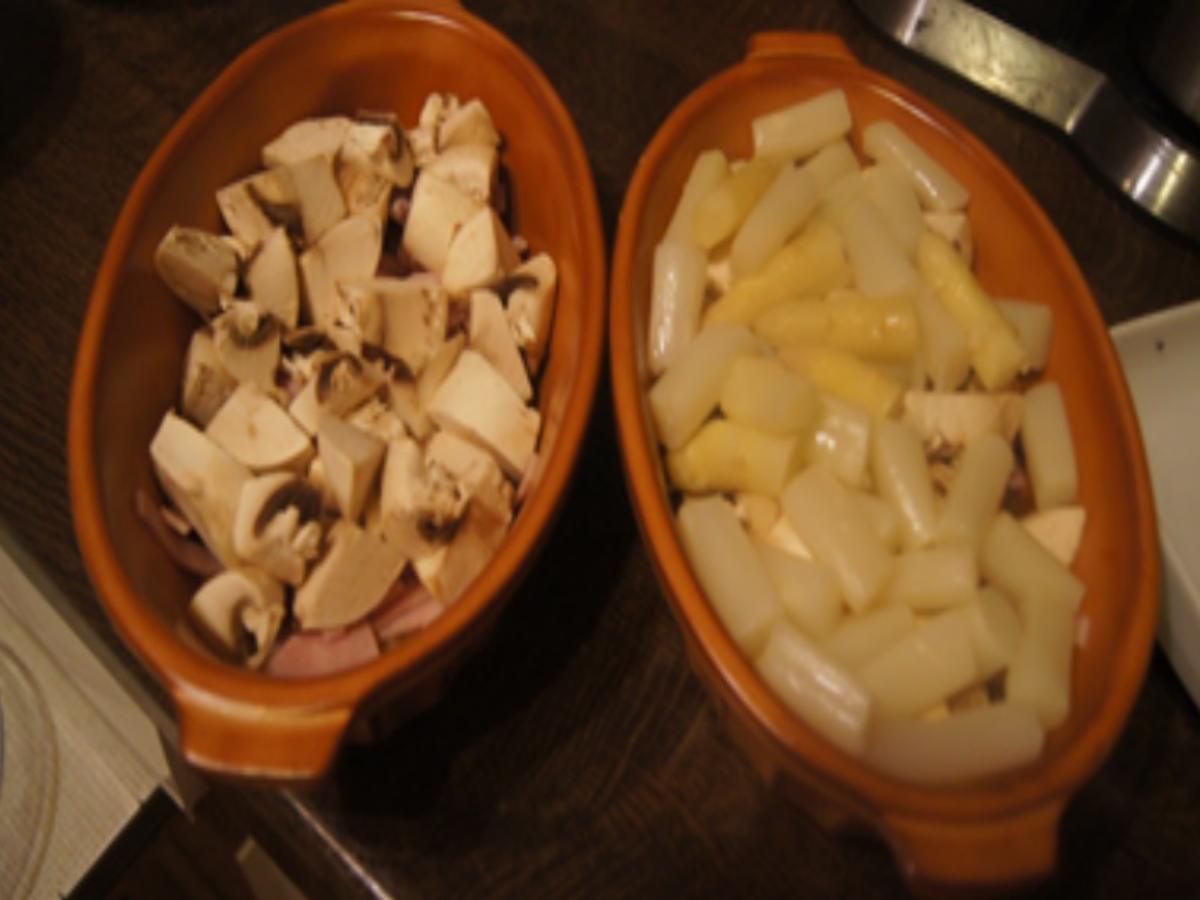 Spargel-Champignon-Schinken-Auflauf - Rezept - Bild Nr. 12