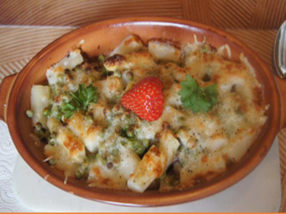 Spargel-Champignon-Schinken-Auflauf - Rezept - Bild Nr. 16