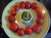 Erdbeeren mit Basilikum-Zucker-Dipp - Rezept - Bild Nr. 2