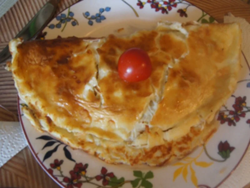 Pfannkuchen mit Rahm-Steinpilz-Einlage - Rezept - Bild Nr. 2