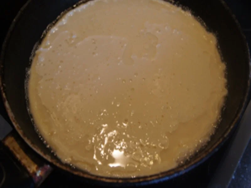 Pfannkuchen mit Rahm-Steinpilz-Einlage - Rezept - Bild Nr. 4