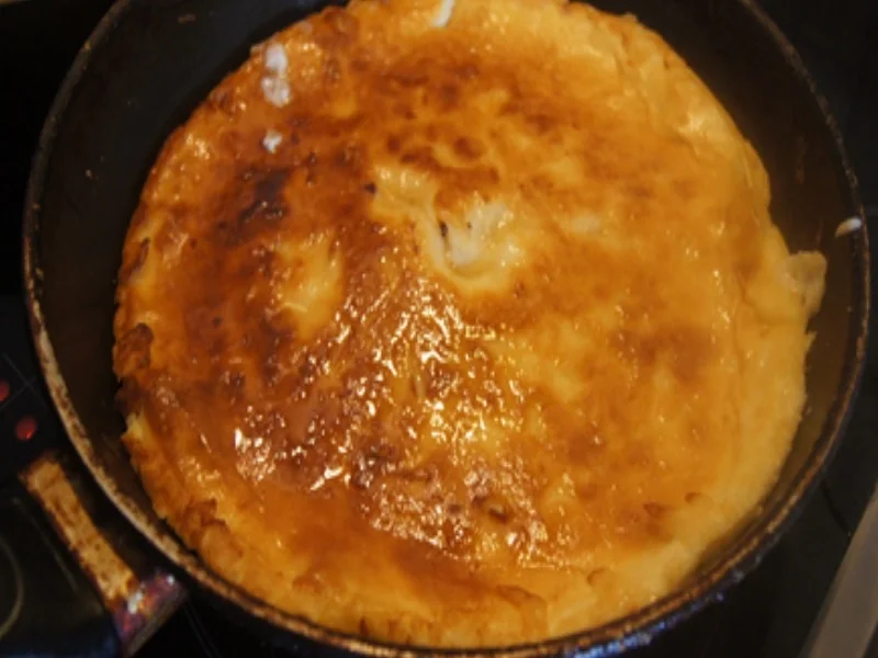 Pfannkuchen mit Rahm-Steinpilz-Einlage - Rezept - Bild Nr. 5