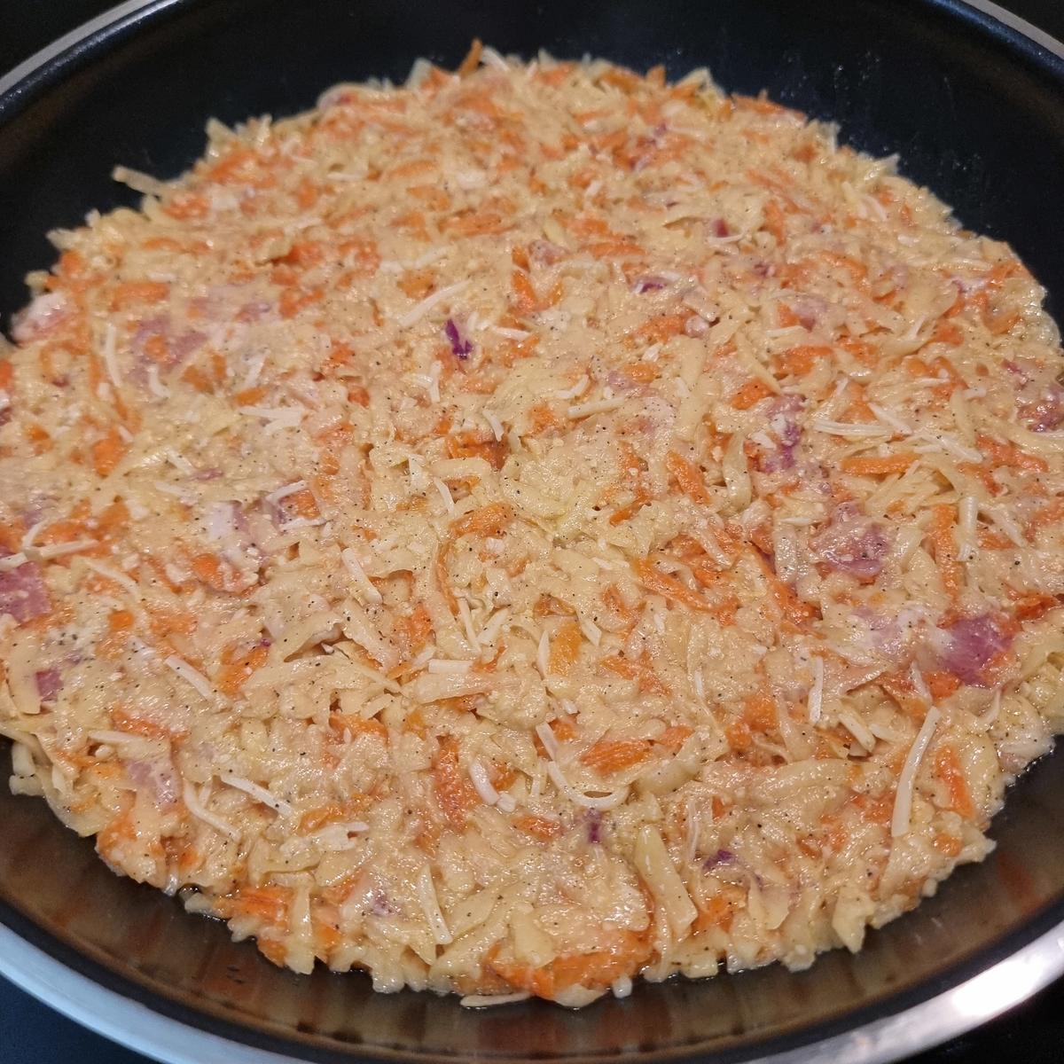 Riesen-Rösti mit Salat - Rezept - Bild Nr. 17454